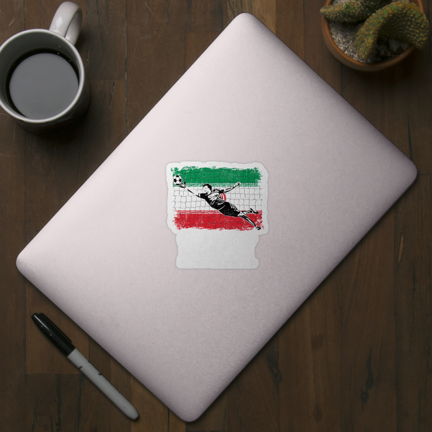 Iran Soccer Goalie Goal Keeper Shirt by zeno27